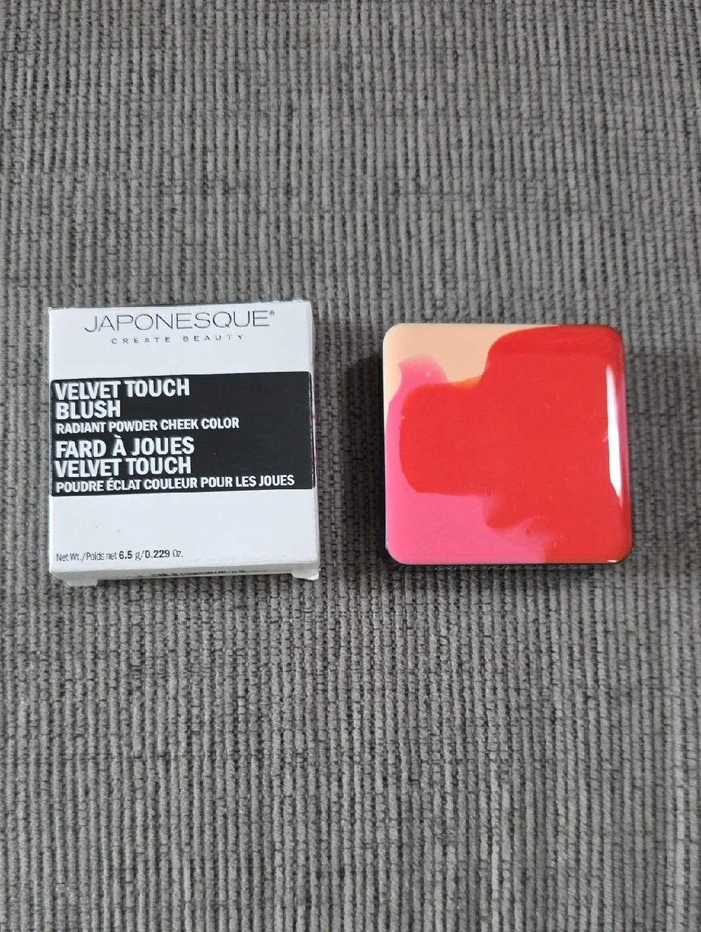 Japonesque Velvet Touch Blush, New, Shade #4, 6.5g.